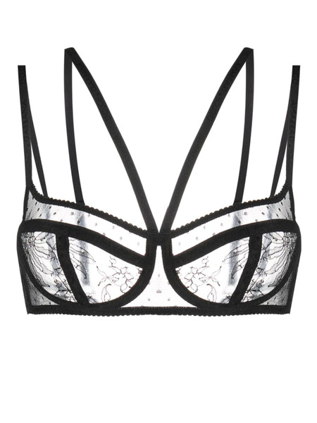 Dolce & Gabbana Lace Balconette Bra - Black 