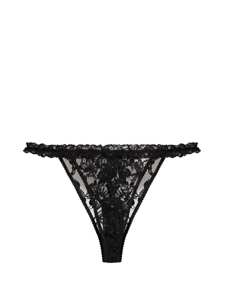  Dolce & Gabbana Lace Thong - Black 