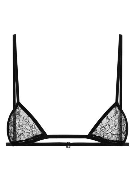  Dolce & Gabbana Lace Triangle Bra - Black 