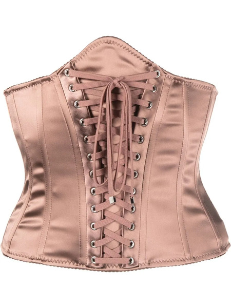  Dolce & Gabbana Lace-up Corset - Neutrals 