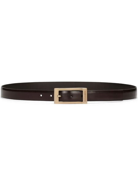  Dolce & Gabbana Leather Belt - Brown 