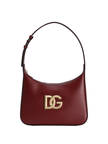  Dolce & Gabbana Leather Shoulder Bag - Red 