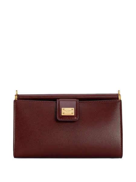  Dolce & Gabbana Leather Shoulder Bag - Red 