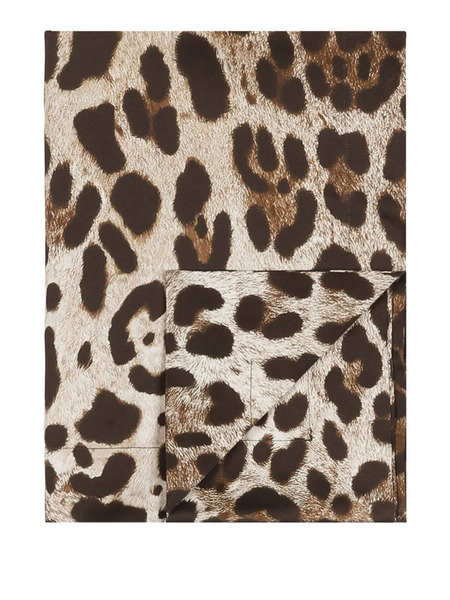  Dolce & Gabbana Leopard-print Pillowcases (set Of Two) - Brown 