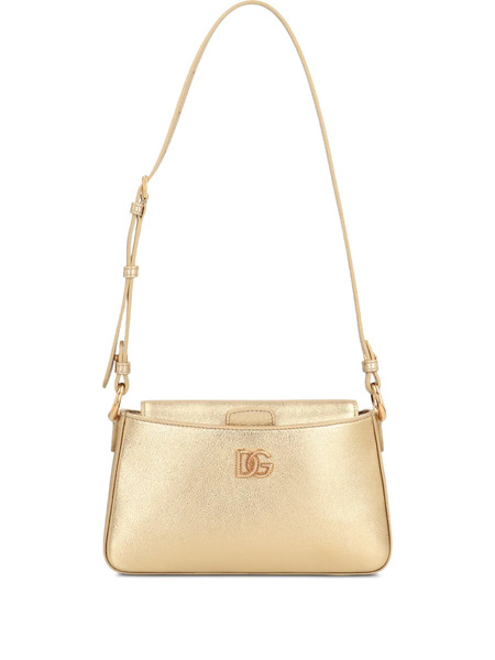  Dolce & Gabbana Logo-detail Shoulder Bag - Gold 