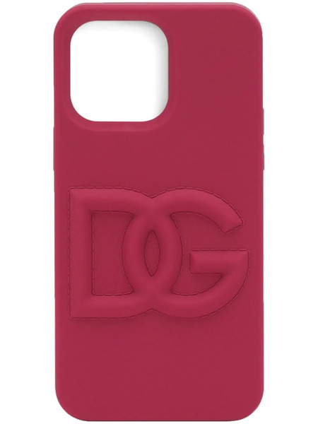  Dolce & Gabbana Logo-embossed Iphone 14 Pro Max Case - Pink 