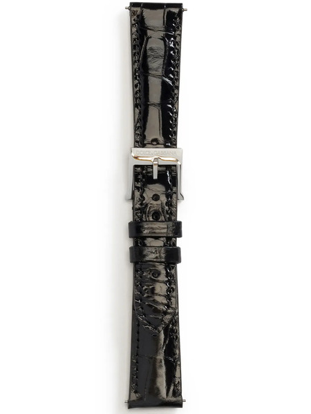  Dolce & Gabbana Logo-embossed Watch Strap - Black 