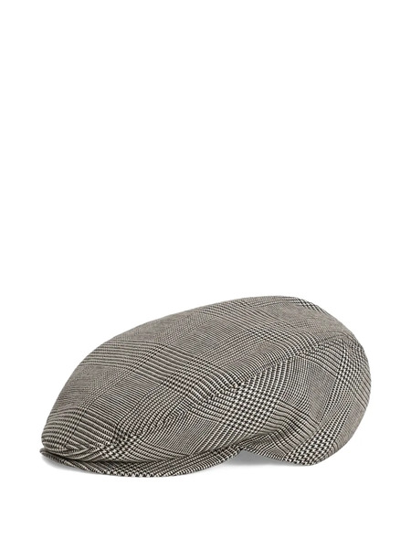  Dolce & Gabbana Logo-embroidered Beret Hat - Grey 