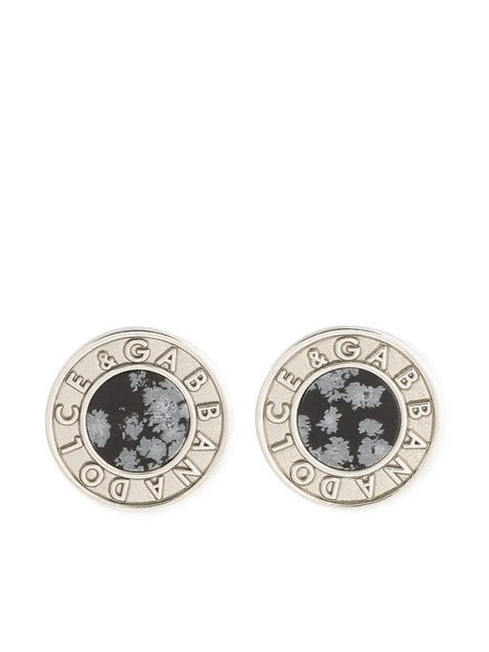  Dolce & Gabbana Logo-engraved Cufflinks - Silver 