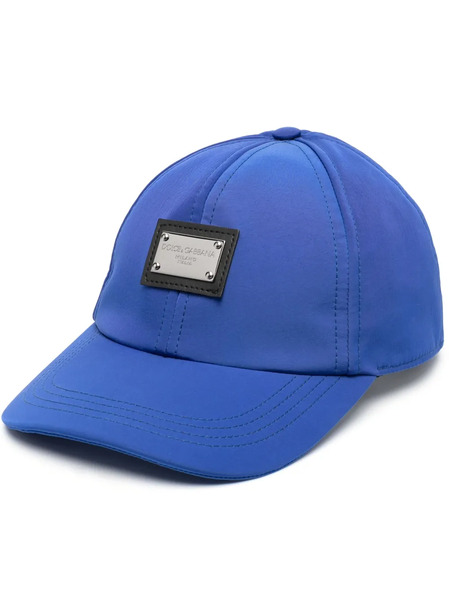  Dolce & Gabbana Logo-plaque Baseball Cap - Blue 