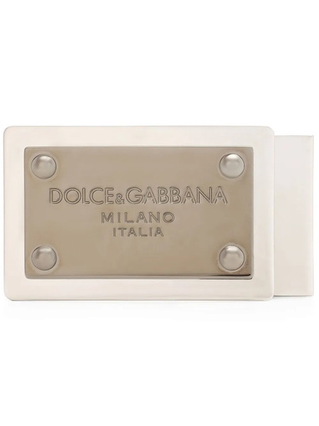  Dolce & Gabbana Logo-plaque Belt Buckle - Silver 
