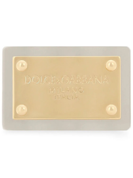  Dolce & Gabbana Logo-plaque Belt Buckle - Silver 