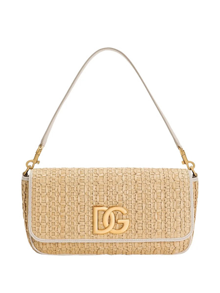  Dolce & Gabbana Logo-plaque Crossbody Bag - Neutrals 
