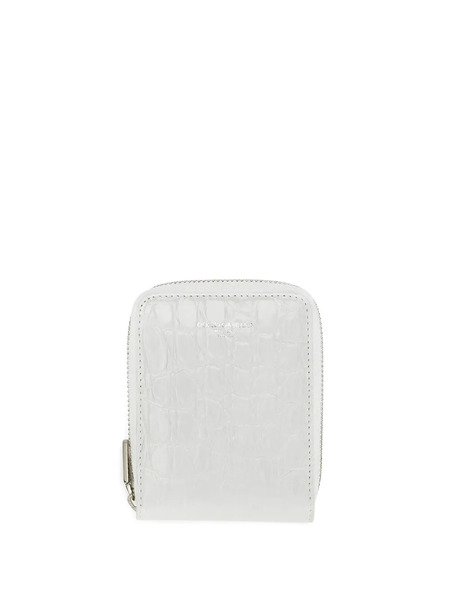  Dolce & Gabbana Logo-stamp Embossed Leather Wallet - White 
