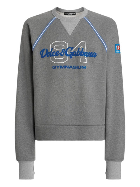  Dolce & Gabbana '84' Logo Sweatshirt - Grey 