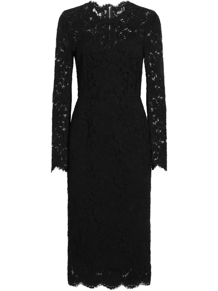  Dolce & Gabbana Long Sleeve Dress - Black 