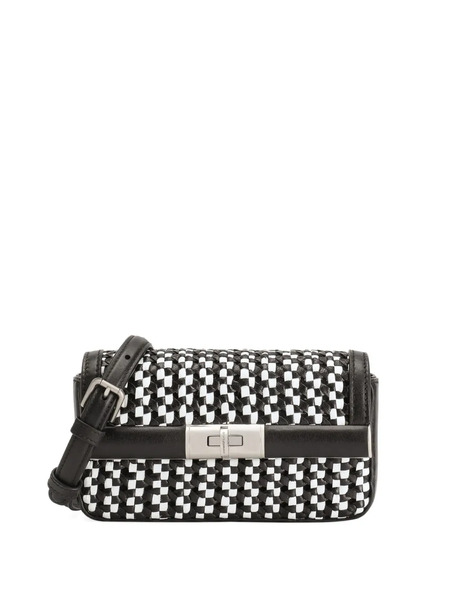  Dolce & Gabbana Marlene Braided Shoulder Bag - Black 