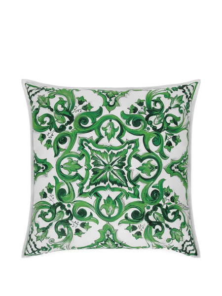  Dolce & Gabbana Medium Canvas Cushion - Green 