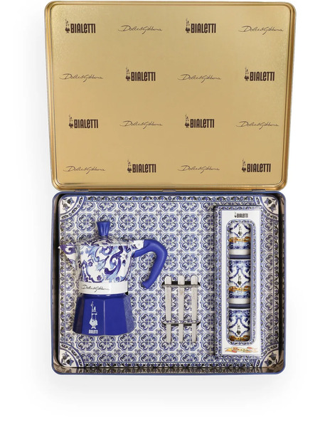  Dolce & Gabbana Medium Moka Box - Blue 