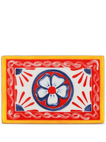  Dolce & Gabbana Medium Porcelain Coaster - Red 