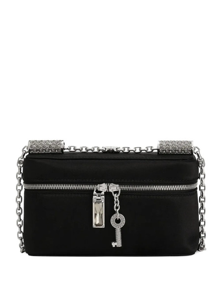  Dolce & Gabbana Medium Sicily Chain Charm Mini Bag - Black 