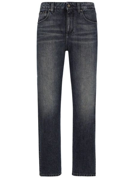  Dolce & Gabbana Mid-rise Boyfriend Jeans - Black 