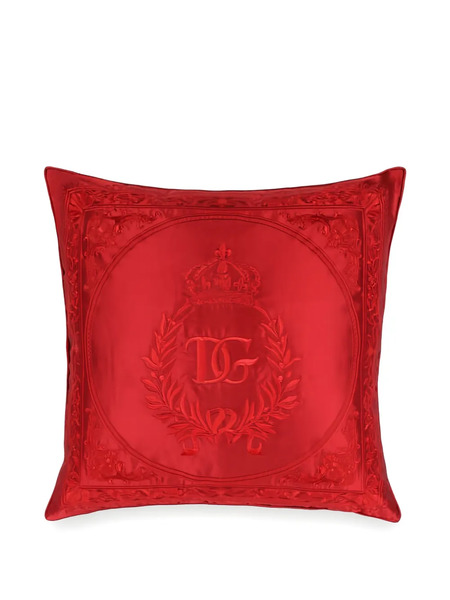  Dolce & Gabbana Mikado Silk Cushion - Red 