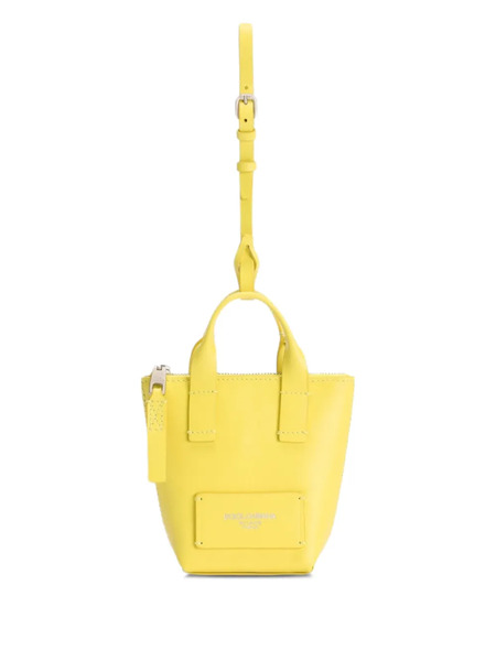  Dolce & Gabbana Mini Adamo Bag Charm - Yellow 
