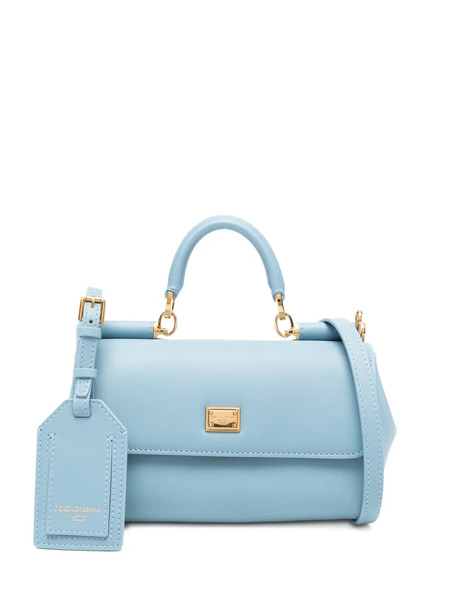  Dolce & Gabbana Mini My Sicily Leather Tote Bag - Blue 