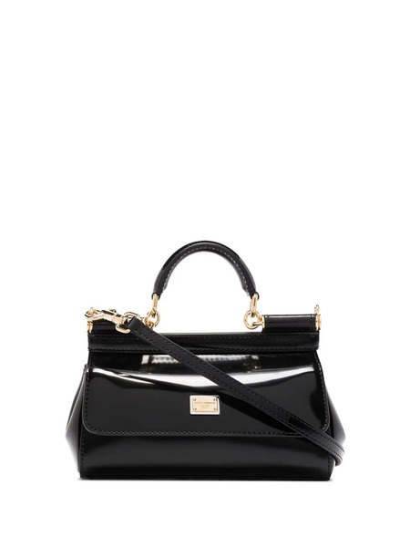  Dolce & Gabbana Mini Sicily Tote Bag - Black 