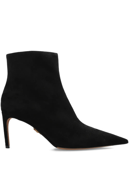  Dolce & Gabbana 80 Mm Pointed Zip Boots - Black 