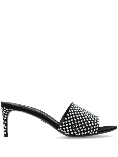  Dolce & Gabbana 65mm Satin Mules - Black 