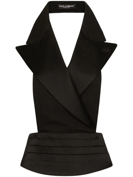  Dolce & Gabbana Notch-lapel Vest - Black 