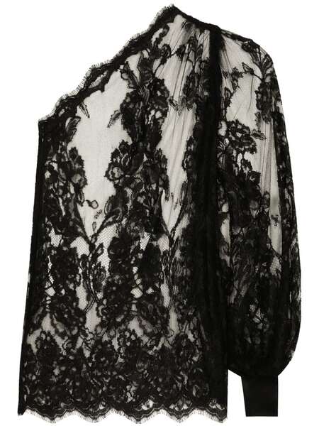  Dolce & Gabbana One-shoulder Blouse - Black 