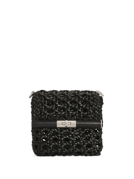  Dolce & Gabbana Openwork Shoulder Bag - Black 