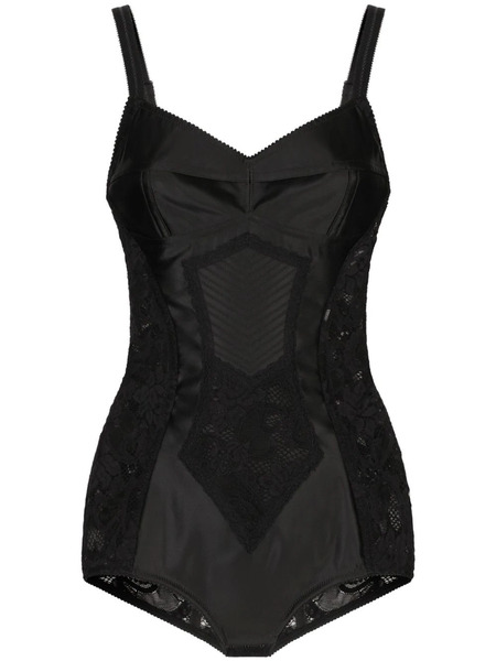  Dolce & Gabbana Panelled Bodysuit - Black 
