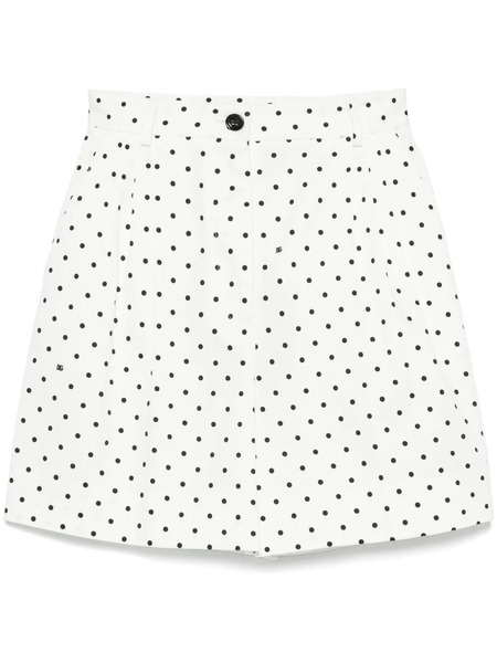  Dolce & Gabbana Polka-dot Shorts - White 
