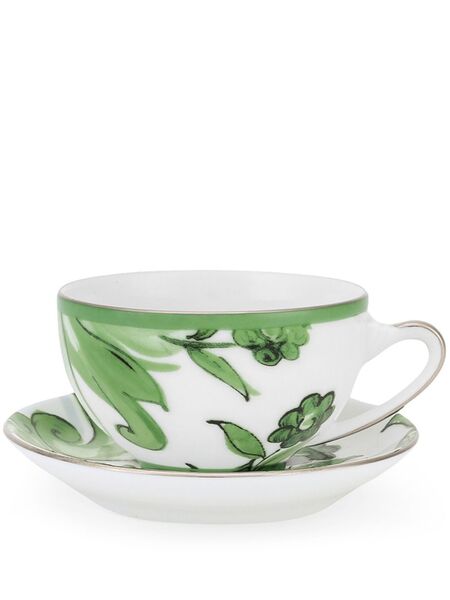  Dolce & Gabbana Porcelain Tea Set - Green 