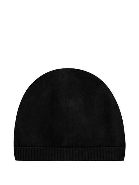  Dolce & Gabbana Ribbed Beanie - Black 