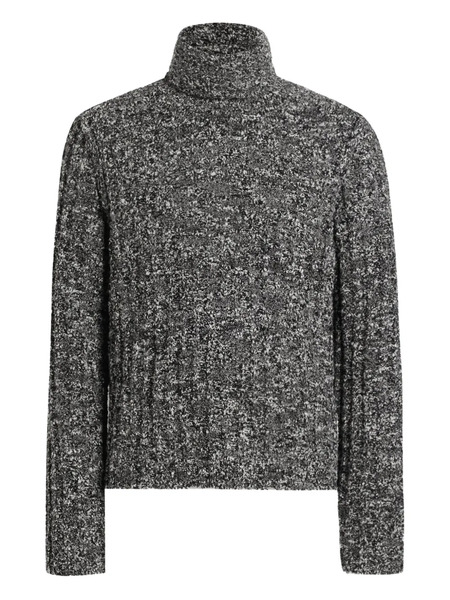  Dolce & Gabbana Roll-neck Speckled Sweater - White 