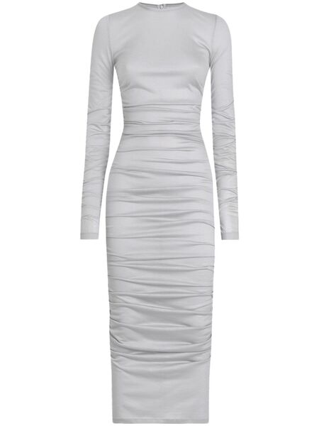  Dolce & Gabbana Ruched Dress - Grey 