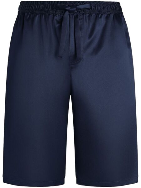  Dolce & Gabbana Satin Shorts - Blue 