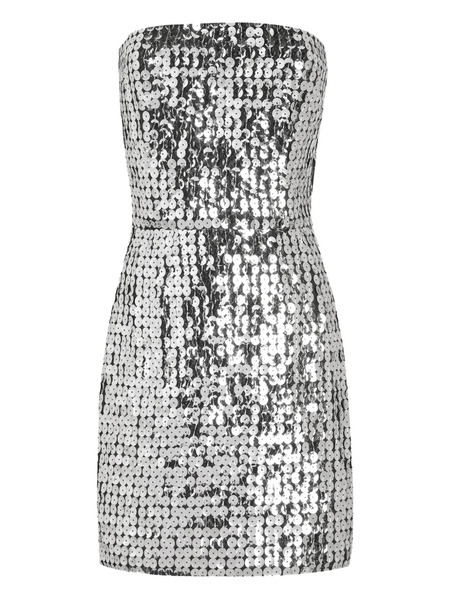  Dolce & Gabbana Sequin Mini Dress - Silver 