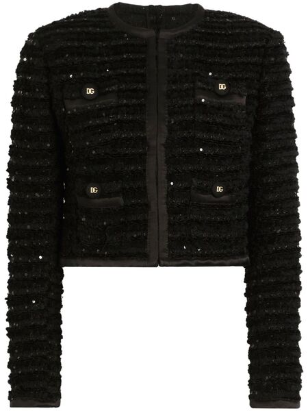  Dolce & Gabbana Sequinned Jacket - Black 