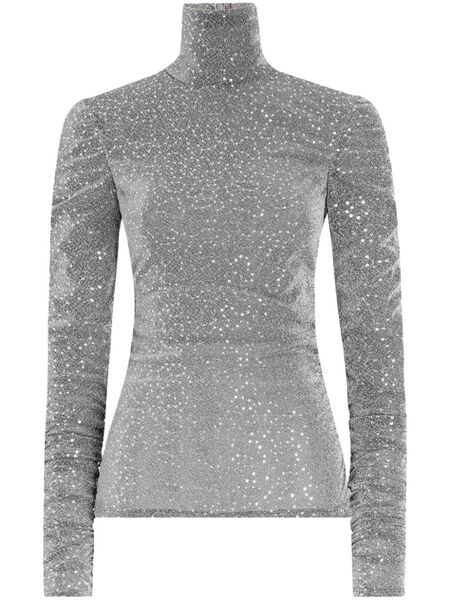  Dolce & Gabbana Sequinned Top - Silver 