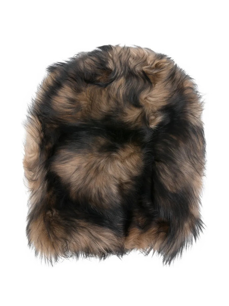  Dolce & Gabbana Shearling Hat - Brown 