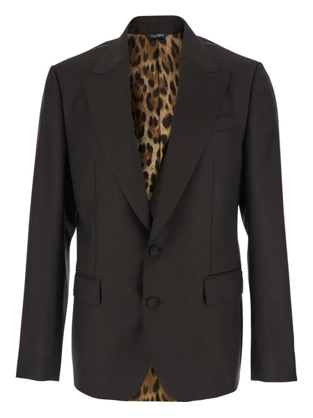  Dolce & Gabbana Sicilia Tailored Jacket - Brown 