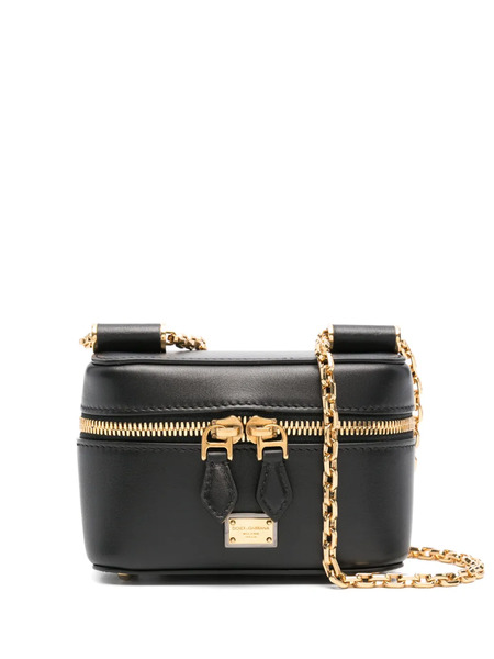  Dolce & Gabbana Sicily Cube Vanity Bag - Black 