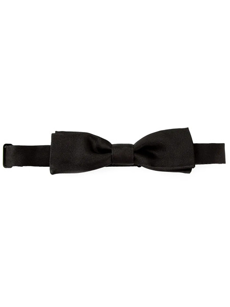  Dolce & Gabbana Silk Bow Tie - Black 