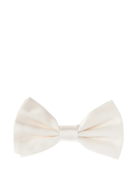  Dolce & Gabbana Silk Bow Tie - Neutrals 